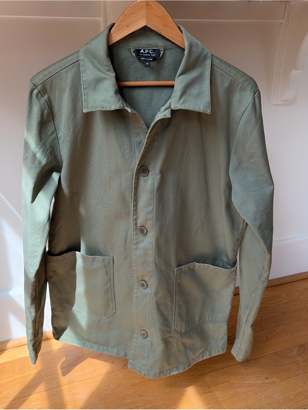 A.P.C. Military-Style Olive Field Jacket